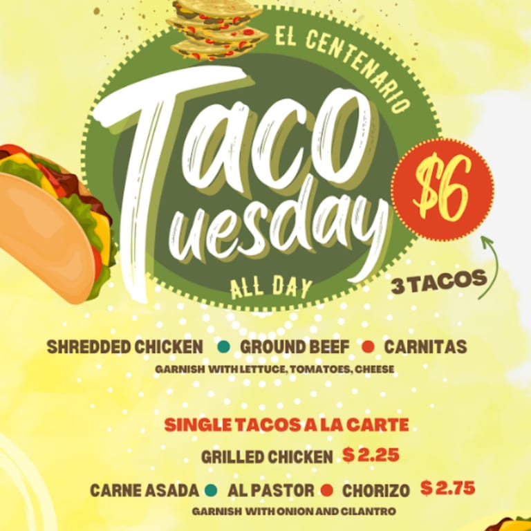 Taco Tuesday at El Centenario WPB